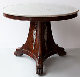 flame mahogany gueridon