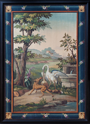 aubusson fable tapestry cartoon