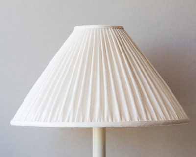 ivory rough silk lampshade